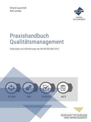 cover image of Praxishandbuch Qualitätsmanagement
